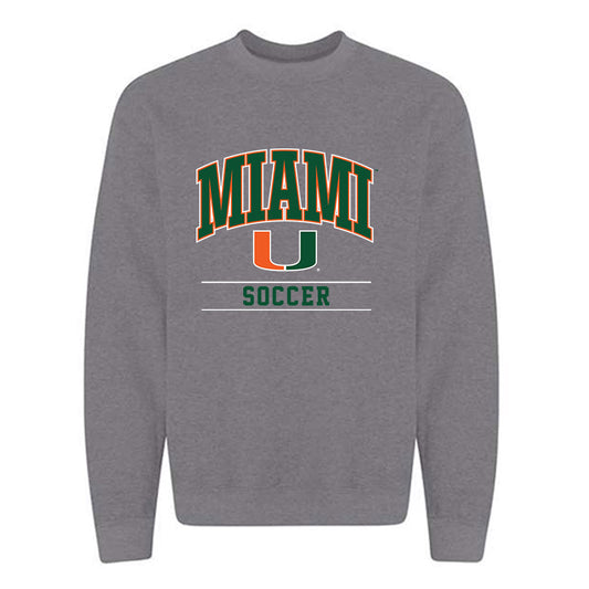 Miami - NCAA Women's Soccer : Brea Gibbons - Classic Shersey Crewneck Sweatshirt-0