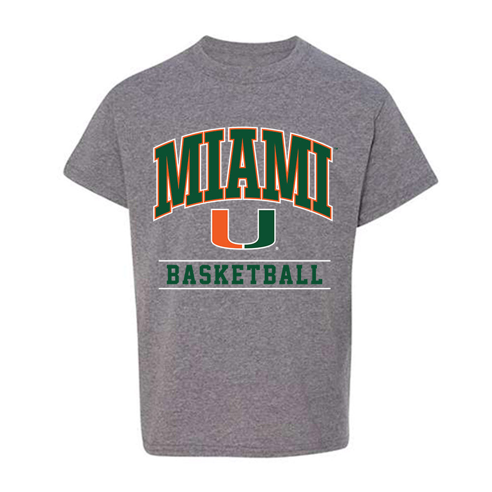 Miami - NCAA Men's Basketball : Tre Donaldson - Classic Shersey Youth T-Shirt-0