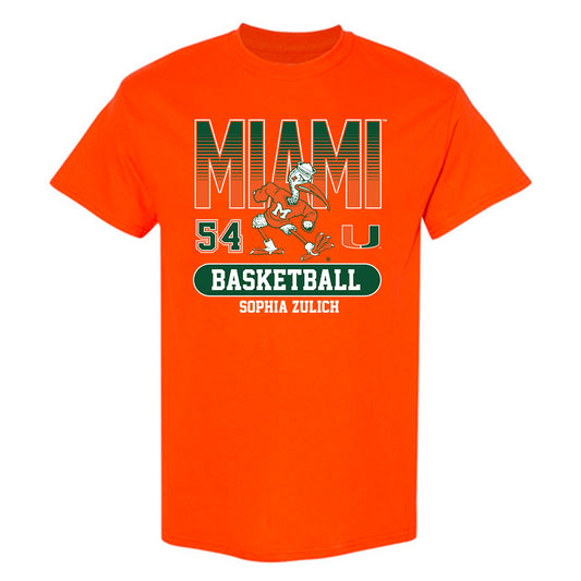 Miami - NCAA Women's Basketball : Sophia Zulich - Classic Fashion Shersey T-Shirt