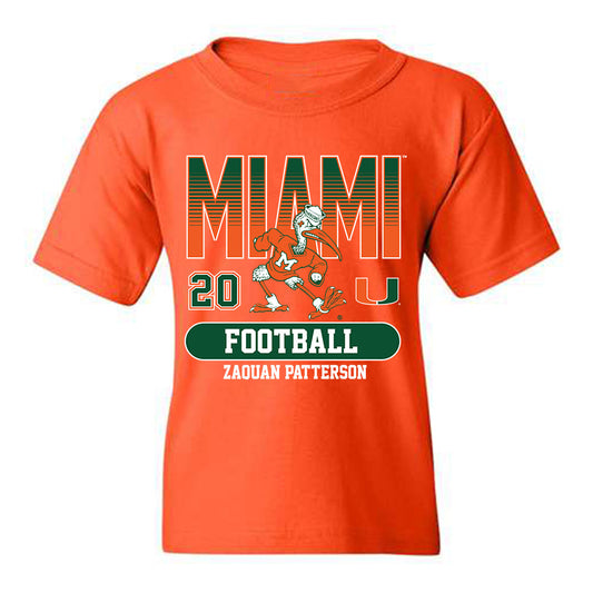 Miami - NCAA Football : Zaquan Patterson - Classic Fashion Shersey Youth T-Shirt