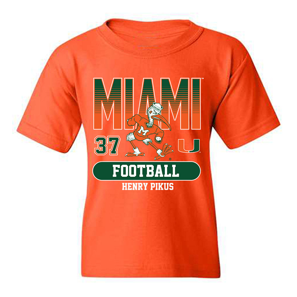 Miami - NCAA Football : Henry Pikus - Classic Fashion Shersey Youth T-Shirt-0