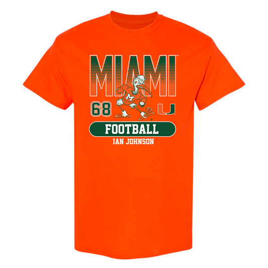 Miami - NCAA Football : Ian Johnson - Classic Fashion Shersey T-Shirt