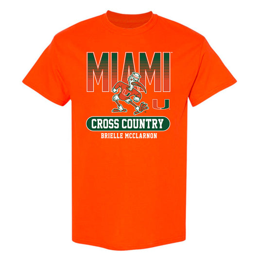 Miami - NCAA Women's Cross Country : Brielle McClarnon - Classic Fashion Shersey T-Shirt-0