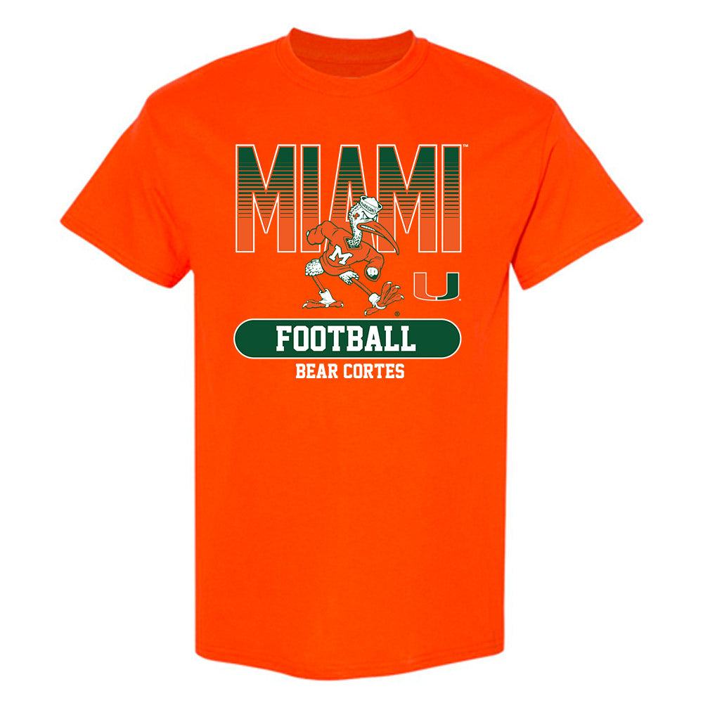 Miami - NCAA Football : Bear Cortes - Classic Fashion Shersey T-Shirt-0