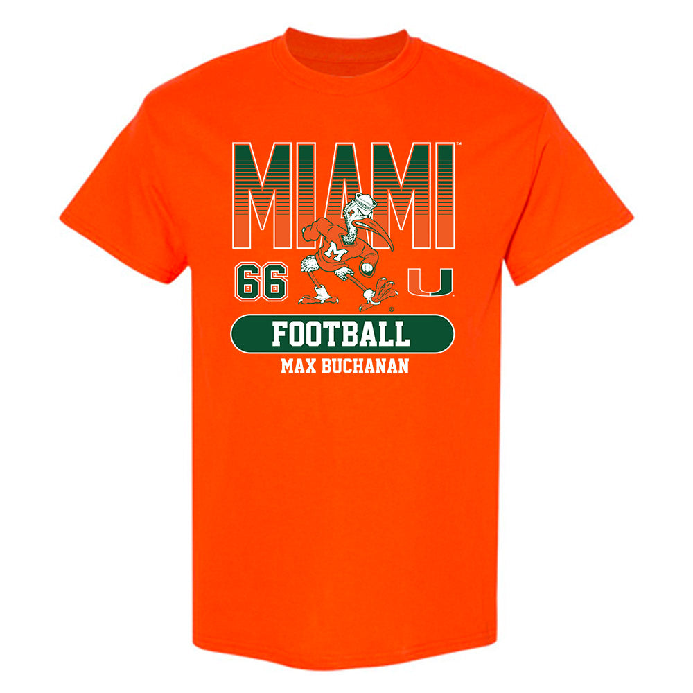Miami - NCAA Football : Max Buchanan - Classic Fashion Shersey T-Shirt-0