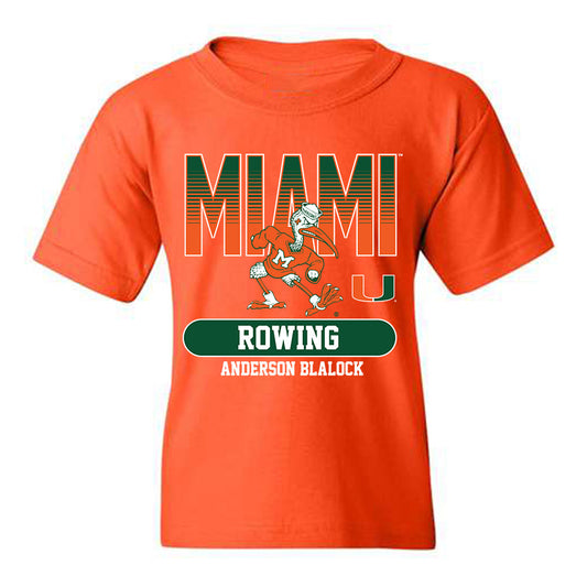 Miami - NCAA Women's Rowing : Anderson Blalock - Classic Fashion Shersey Youth T-Shirt