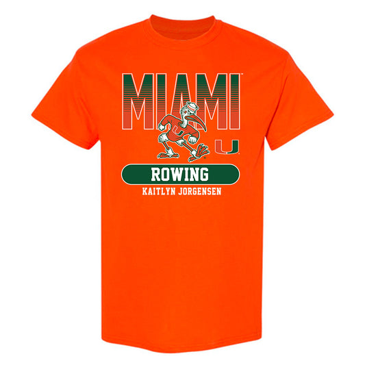 Miami - NCAA Women's Rowing : Kaitlyn Jorgensen - Classic Fashion Shersey T-Shirt-0