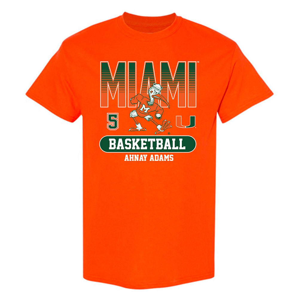 Miami - NCAA Women's Basketball : Ahnay Adams - Classic Fashion Shersey T-Shirt