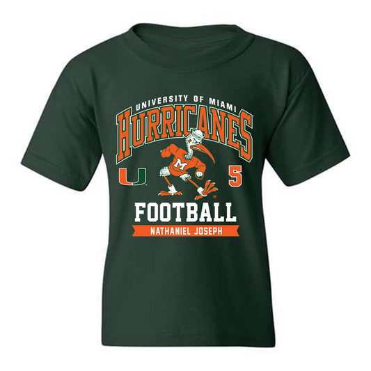 Miami - NCAA Football : Nathaniel Joseph - Classic Fashion Shersey Youth T-Shirt