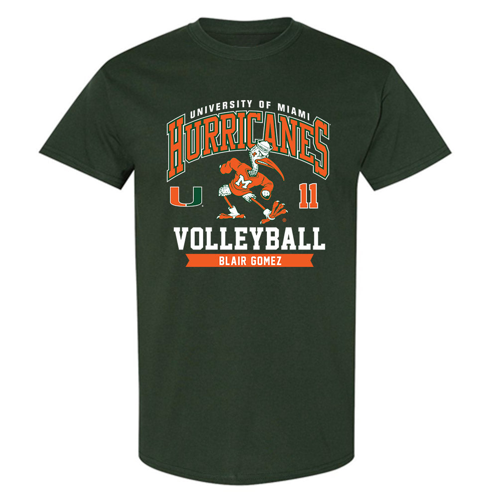 Miami - Women's Volleyball Alumni : Blair Gomez - Classic Fashion Shersey T-Shirt