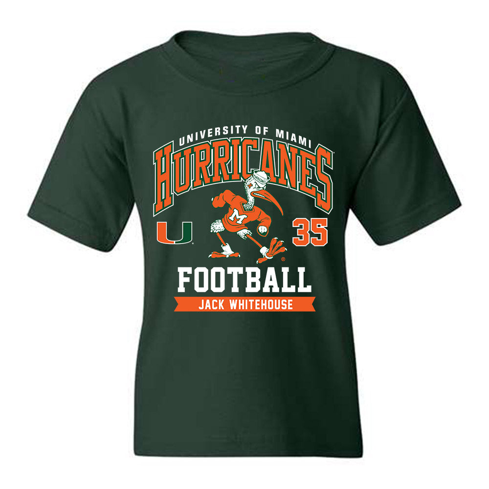 Miami - NCAA Football : Jack Whitehouse - Classic Fashion Shersey Youth T-Shirt