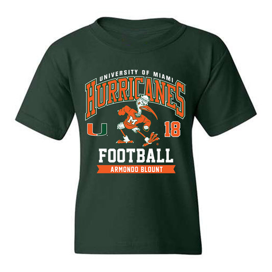 Miami - NCAA Football : Armondo Blount - Classic Fashion Shersey Youth T-Shirt