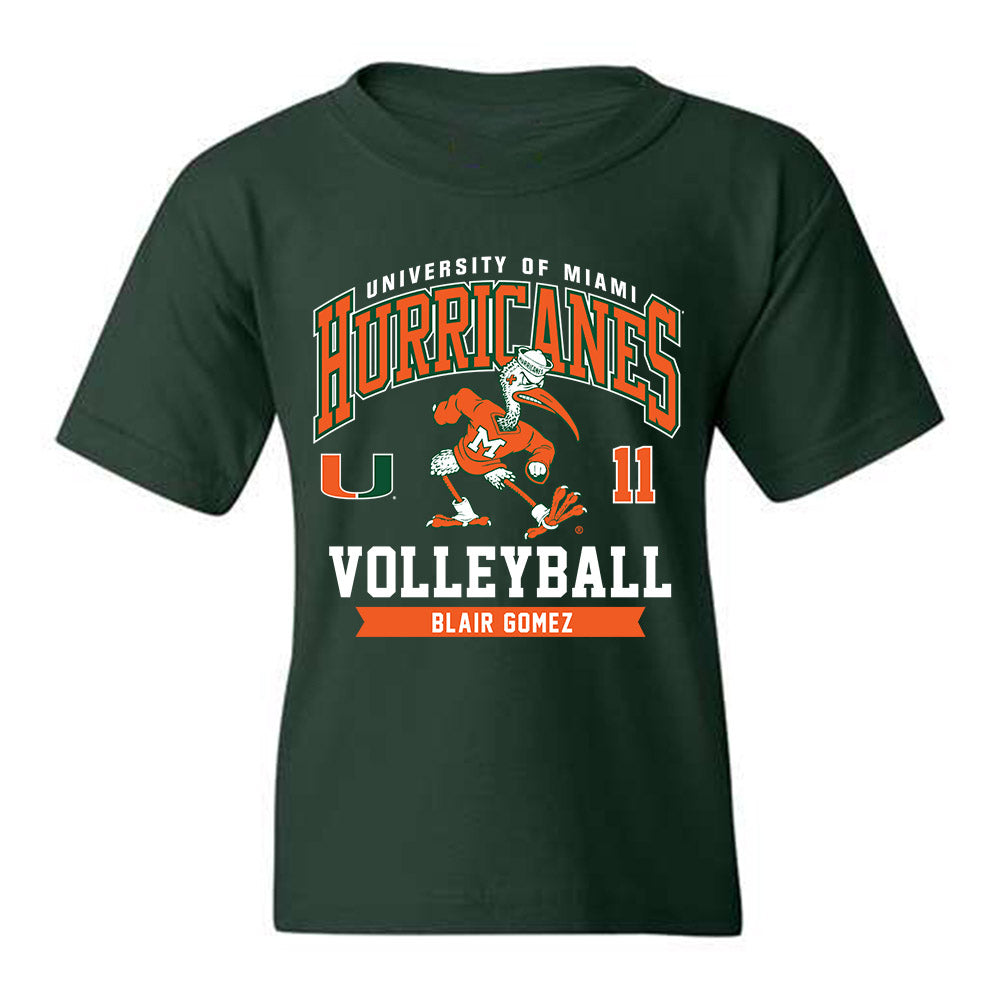 Miami - Women's Volleyball Alumni : Blair Gomez - Classic Fashion Shersey Youth T-Shirt