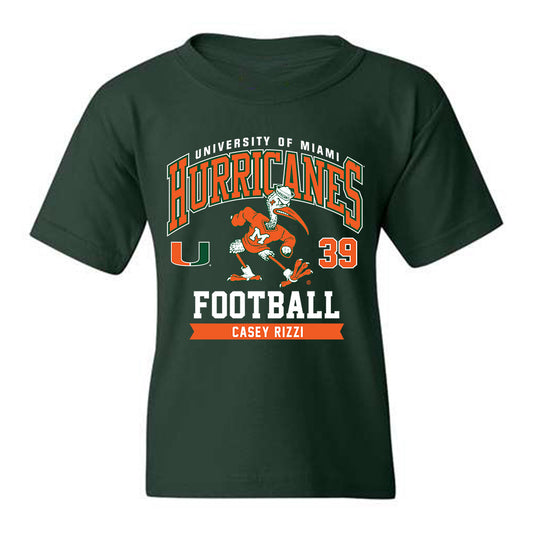 Miami - NCAA Football : Casey Rizzi - Classic Fashion Shersey Youth T-Shirt