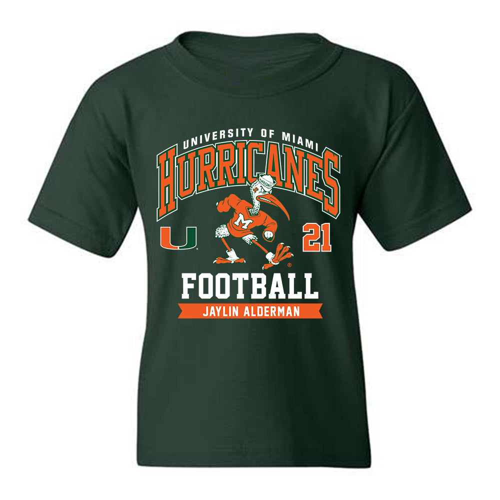 Miami - NCAA Football : Jaylin Alderman - Classic Fashion Shersey Youth T-Shirt