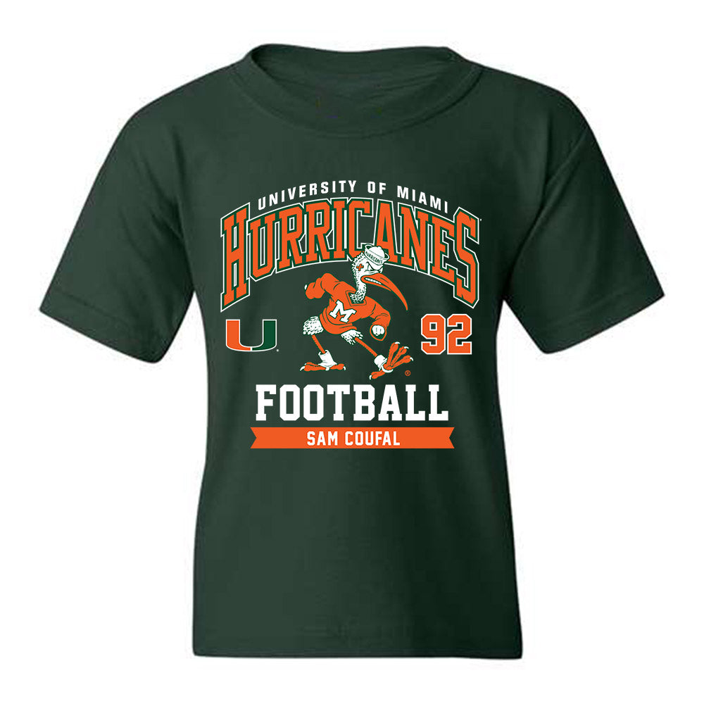 Miami - NCAA Football : Sam Coufal - Classic Fashion Shersey Youth T-Shirt