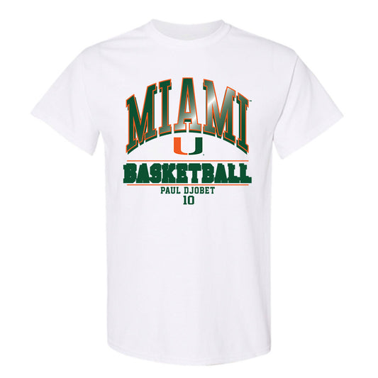 Miami - NCAA Men's Basketball : Paul Djobet - Classic Fashion Shersey T-Shirt