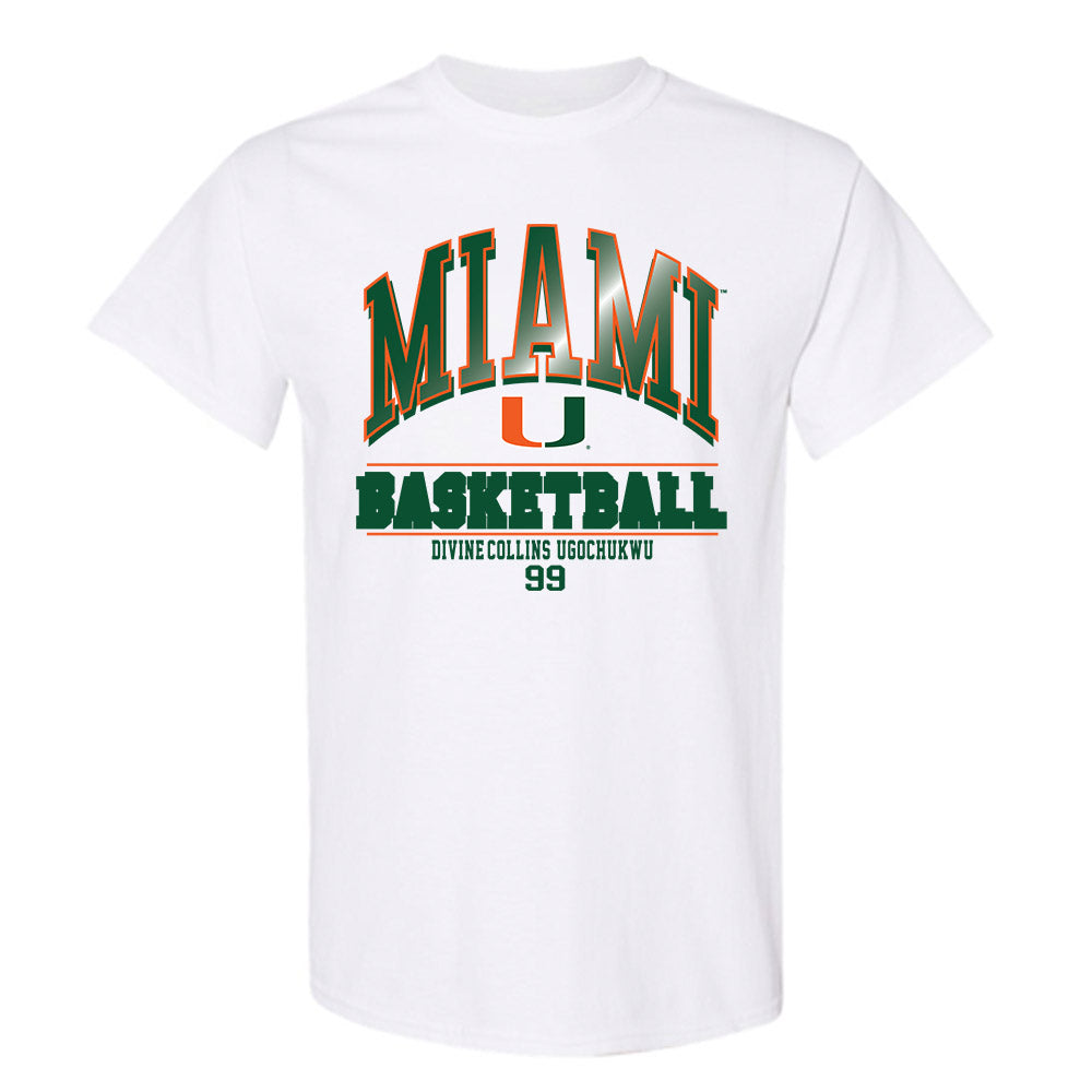 Miami - NCAA Men's Basketball : Divine-Collins Ugochukwu - Classic Fashion Shersey T-Shirt