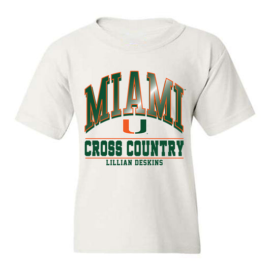 Miami - NCAA Women's Cross Country : Lillian Deskins - Classic Fashion Shersey Youth T-Shirt-0