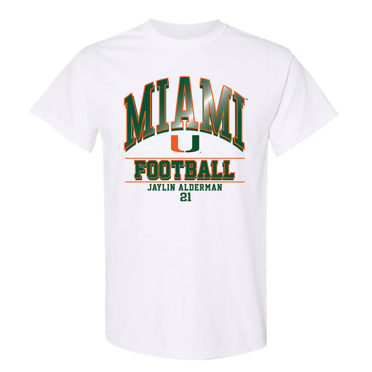 Miami - NCAA Football : Jaylin Alderman - Classic Fashion Shersey T-Shirt