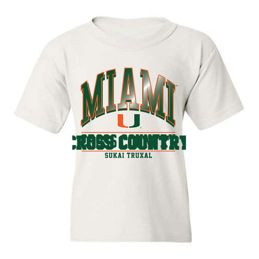 Miami - NCAA Men's Cross Country : Sukai Truxal - Classic Fashion Shersey Youth T-Shirt-0