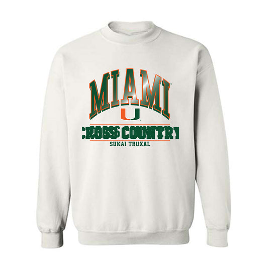 Miami - NCAA Men's Cross Country : Sukai Truxal - Classic Fashion Shersey Crewneck Sweatshirt-0