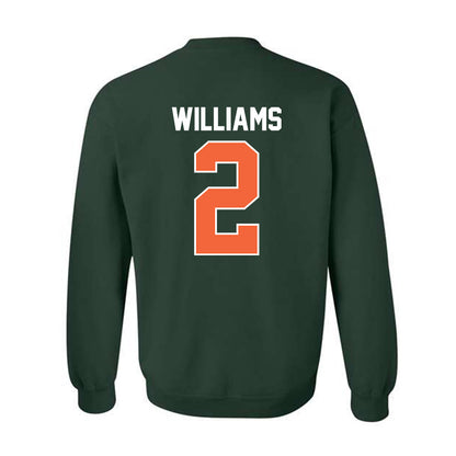 Miami - NCAA Baseball : Derek Williams - Sports Shersey Crewneck Sweatshirt-1