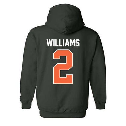 Miami - NCAA Baseball : Derek Williams - Sports Shersey Hooded Sweatshirt-1