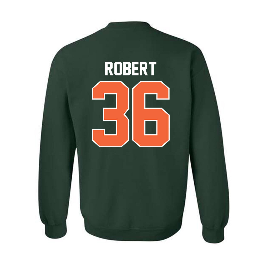 Miami - NCAA Baseball : Nick Robert - Sports Shersey Crewneck Sweatshirt-1