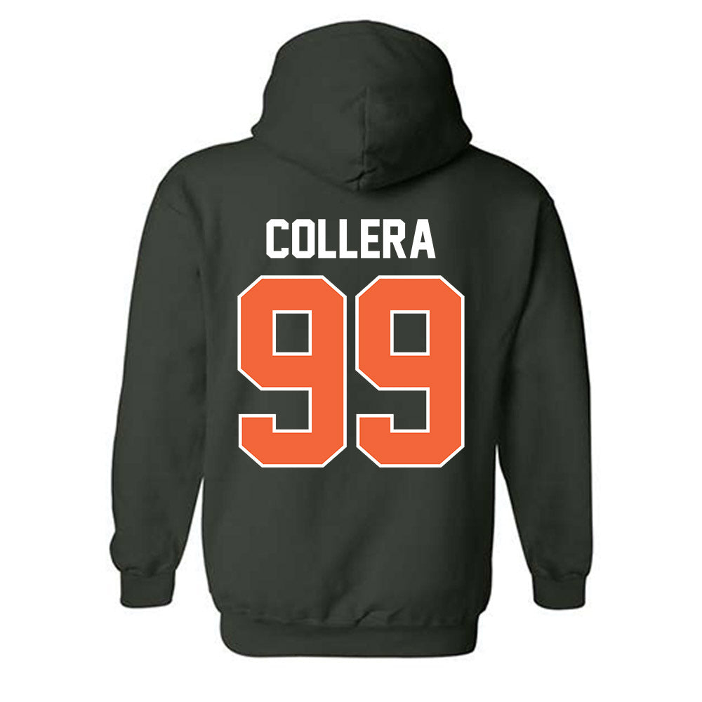 Miami - NCAA Baseball : Lazaro Collera - Sports Shersey Hooded Sweatshirt-1