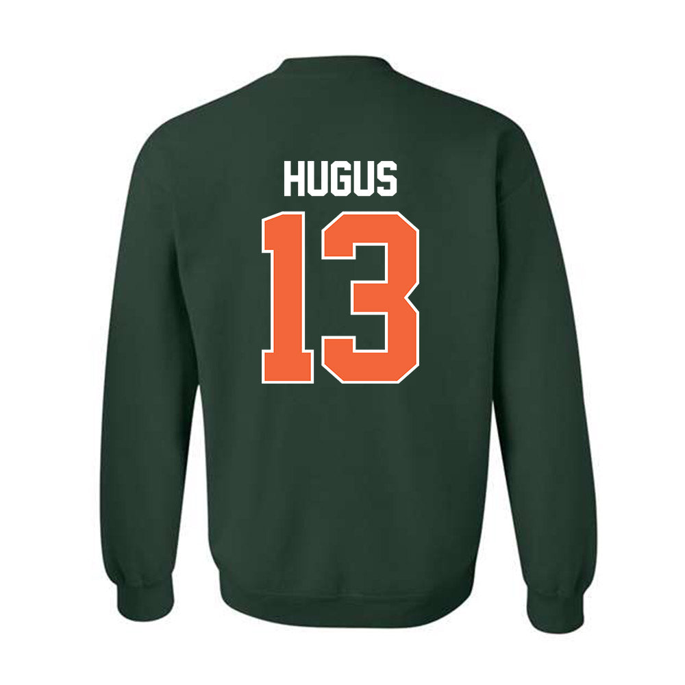 Miami - NCAA Baseball : Griffin Hugus - Sports Shersey Crewneck Sweatshirt-1
