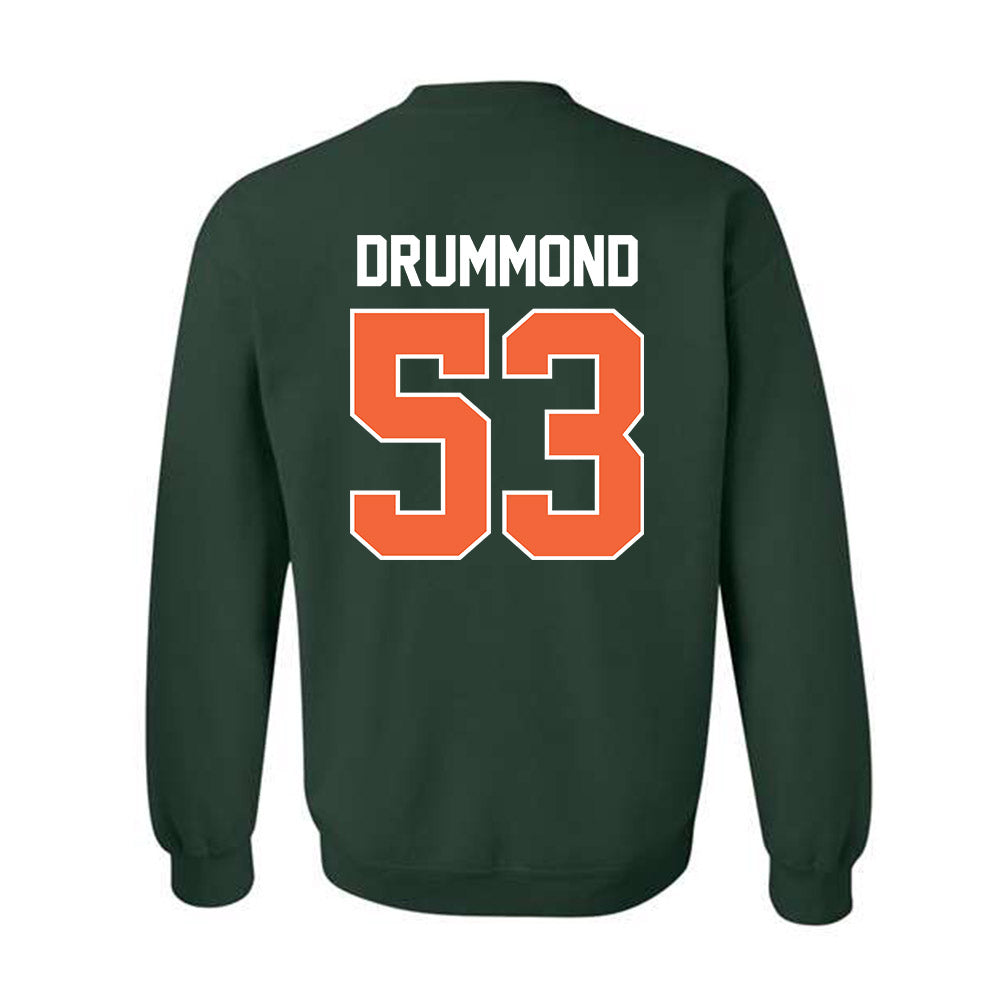 Miami - NCAA Baseball : Lj Drummond - Sports Shersey Crewneck Sweatshirt-1