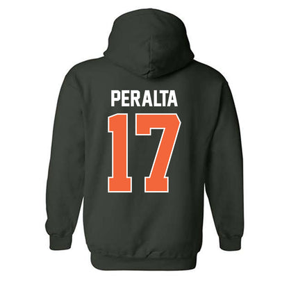 Miami - NCAA Baseball : Fabio Peralta - Sports Shersey Hooded Sweatshirt-1
