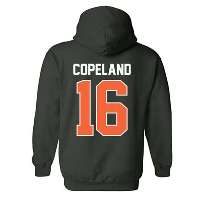 Miami - NCAA Baseball : Cian Copeland - Sports Shersey Hooded Sweatshirt-1