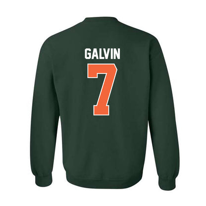 Miami - NCAA Baseball : Max Galvin - Sports Shersey Crewneck Sweatshirt-1