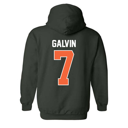 Miami - NCAA Baseball : Max Galvin - Sports Shersey Hooded Sweatshirt-1