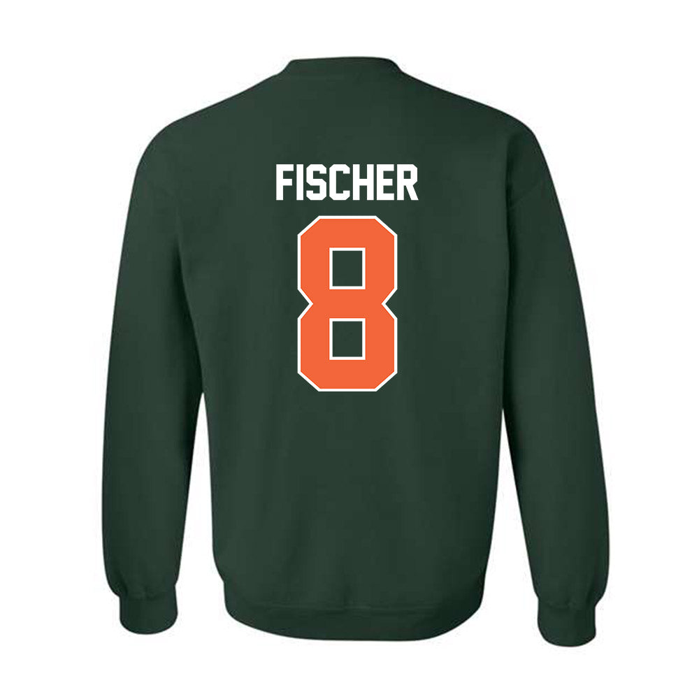 Miami - NCAA Baseball : Carson Fischer - Sports Shersey Crewneck Sweatshirt-1