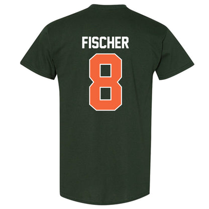 Miami - NCAA Baseball : Carson Fischer - Sports Shersey T-Shirt-1