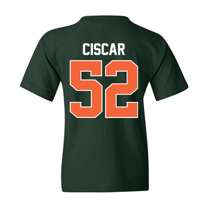 Miami - NCAA Baseball : Anthony Ciscar - Sports Shersey Youth T-Shirt-1