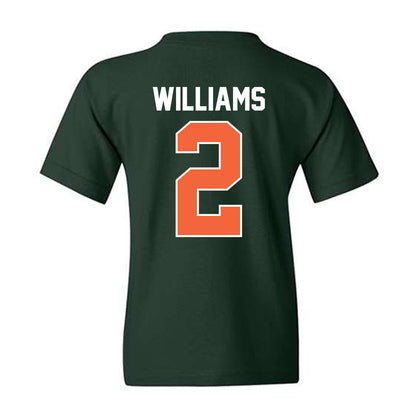 Miami - NCAA Baseball : Derek Williams - Sports Shersey Youth T-Shirt-1