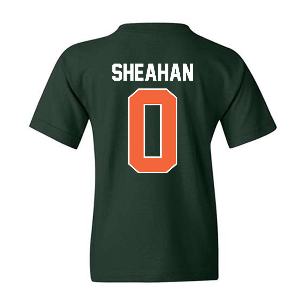 Miami - NCAA Baseball : Vance Sheahan - Sports Shersey Youth T-Shirt-1