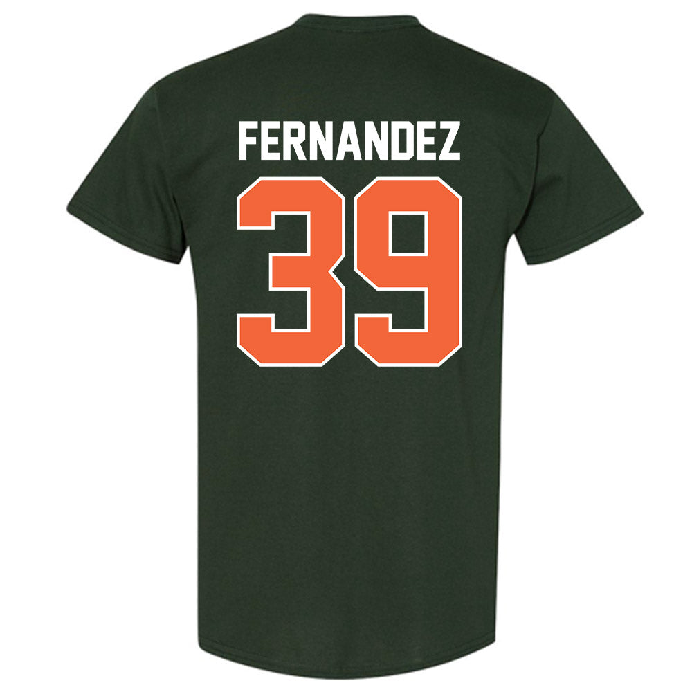 Miami - NCAA Baseball : Michael Fernandez - Sports Shersey T-Shirt-1