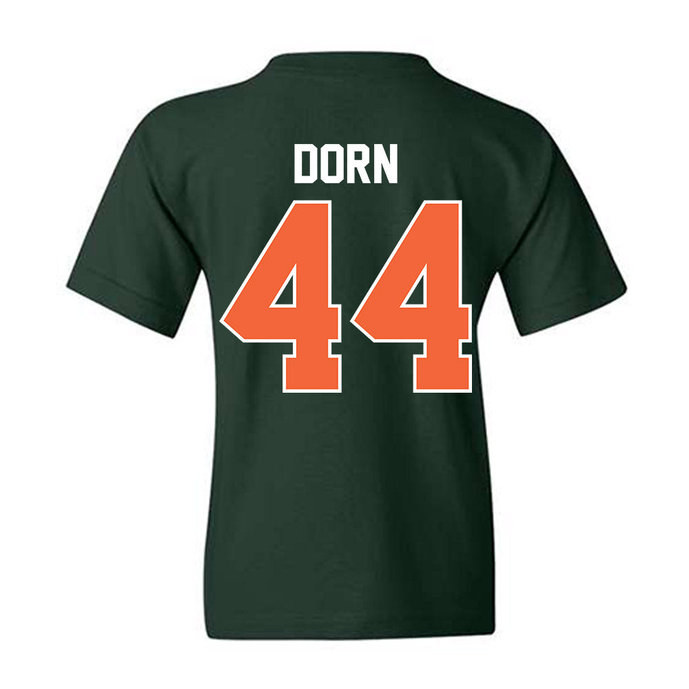 Miami - NCAA Baseball : Jake Dorn - Sports Shersey Youth T-Shirt-1