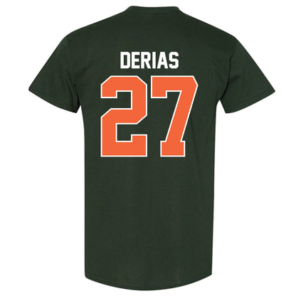 Miami - NCAA Baseball : Howard Tate DeRias - Sports Shersey T-Shirt-1