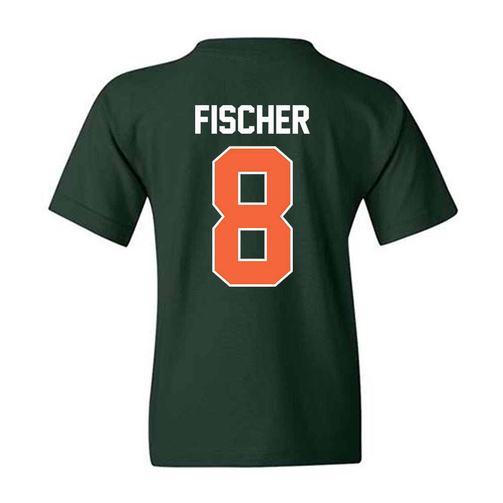 Miami - NCAA Baseball : Carson Fischer - Sports Shersey Youth T-Shirt-1