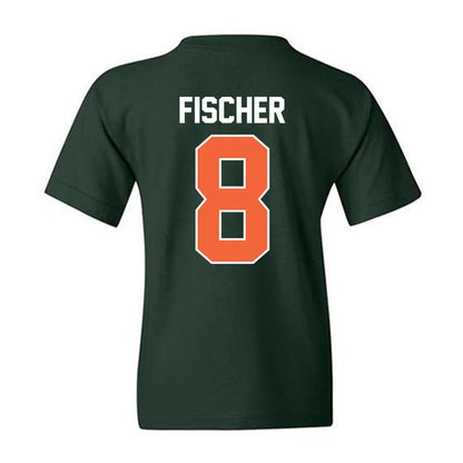 Miami - NCAA Baseball : Carson Fischer - Sports Shersey Youth T-Shirt-1