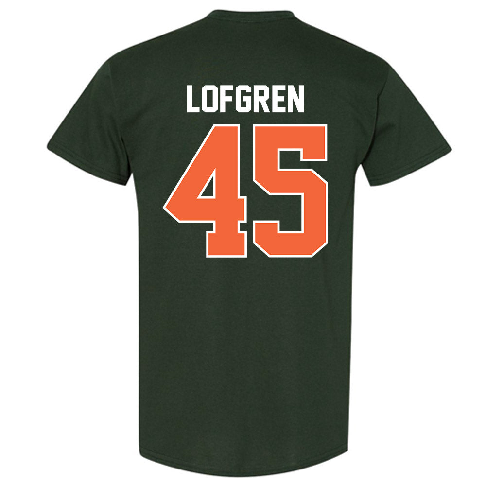 Miami - NCAA Baseball : Brixton Lofgren - Sports Shersey T-Shirt-1