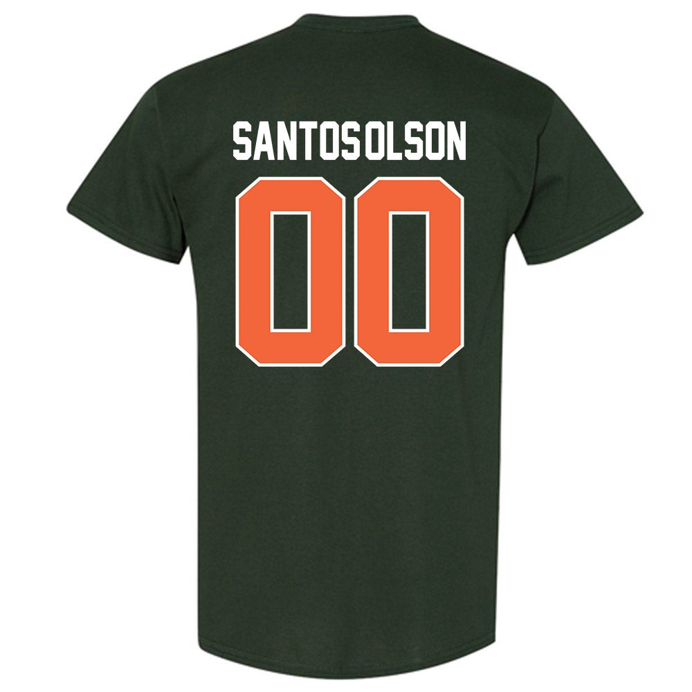 Miami - NCAA Baseball : Sebastian Santos-Olson - Sports Shersey T-Shirt-1