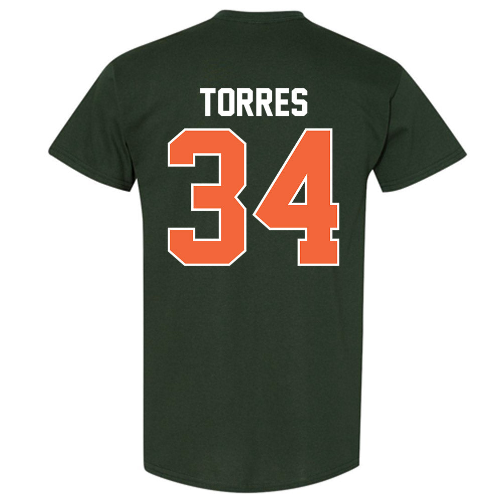 Miami - NCAA Baseball : Michael Torres - Sports Shersey T-Shirt-1