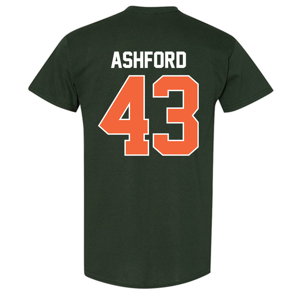 Miami - NCAA Baseball : Ryan Ashford - Sports Shersey T-Shirt-1